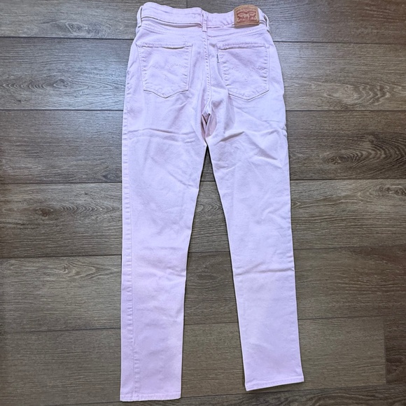 Levi's Classic Mid Rise Skinny Jeans Light Pink, 27" Waist, Women's, Summer - Picture 9 of 9